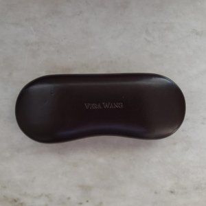 Vera Wang hard brown eyeglass case